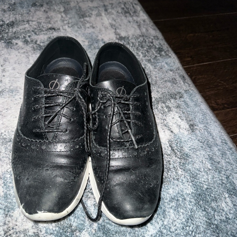 Cole Haan Zerogrand Black Wingtip Oxford Sneakers